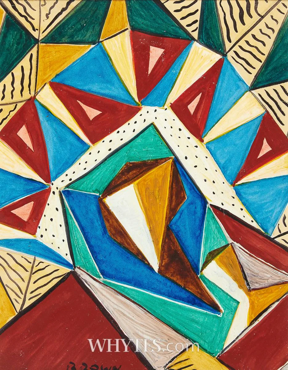 MODERN MADONNA by Christy Brown, gouache, sold Jun 2026