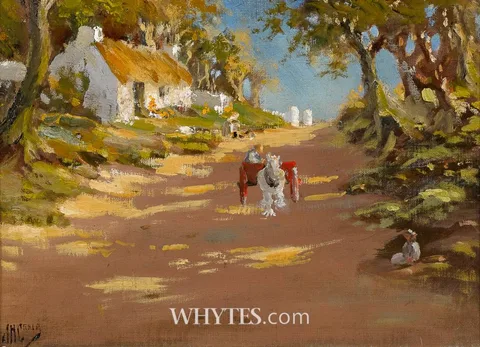 James Humbert Craig, GETTING TO BANGOR, COUNTY DOWN, oil on canvas board