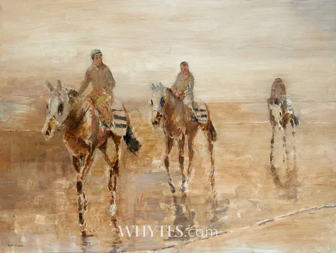 Basil Blackshaw, THE MORNING EXERCISE, oil on board
