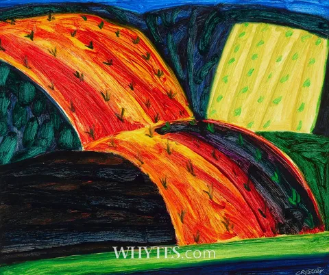 PROVENCE by William Crozier, 2001, oil on canvas, sold May 2026