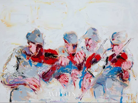 John B. Vallely, A RAKE OF REEDS, oil on canvas