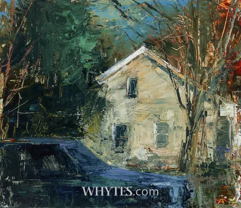 Donald Teskey, ON BEACON ROAD II, 2006, acrylic on paper