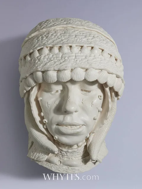 Rory Breslin, THE JANUARY MARINE MASK [CLEW BAY SERIES], porcelain; (no. 1 from an edition of 3)