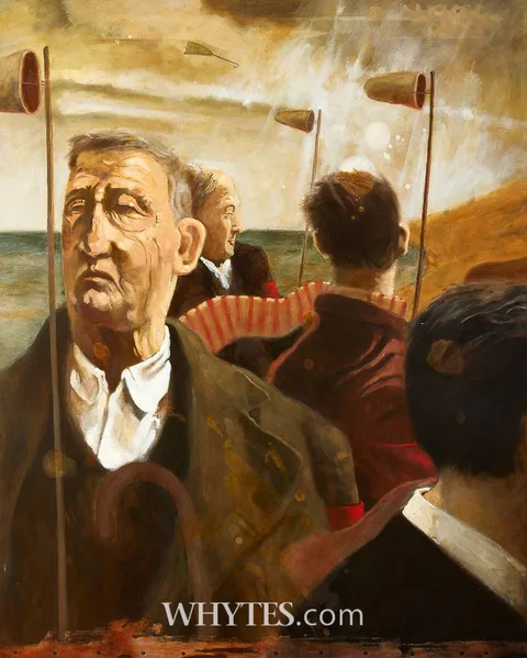 Noel Murphy, THE WINDCATCHERS, 1993, oil on canvas