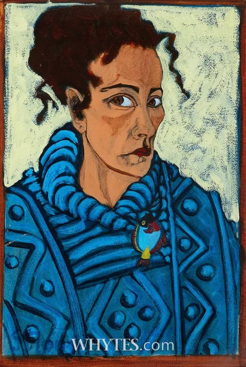 Rachel Strong, FEMALE FIGURE, acrylic on paper