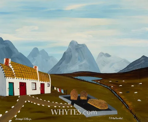 Patsy Dan Rodgers, DONEGAL COTTAGE, oil on canvas