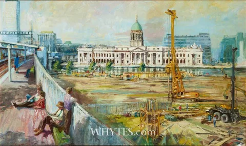Roy Lyndsay, THE SITE, 1991, oil on canvas