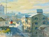 Roy Lyndsay, SUMMER EVENING, PRINCE'S STREET SOUTH