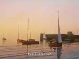 Padraig Lynch, MISTY EVENING SKERRIES, COUNTY DUBLIN