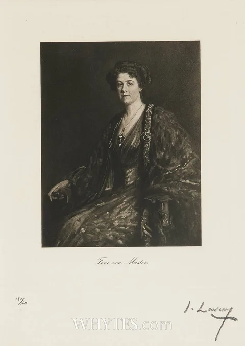 FRAU VON MEISTER by John Lavery, photolithograph; (no. 150 from an edition of 160), offered Mar 2026
