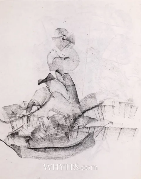 Daniel O'Neill, ABSTRACT FIGURE, charcoal