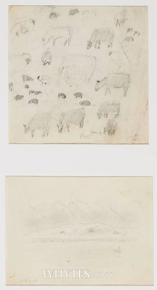 TWELVE BENS, CONNEMARA by Patrick Collins, pencil; (2); (framed together), offered Mar 2026