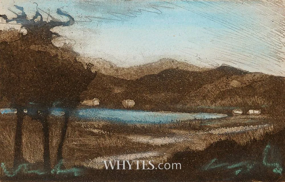 MARSHY LAND, COUNTY MAYO by Chris Reid, mixed media, offered Mar 2026