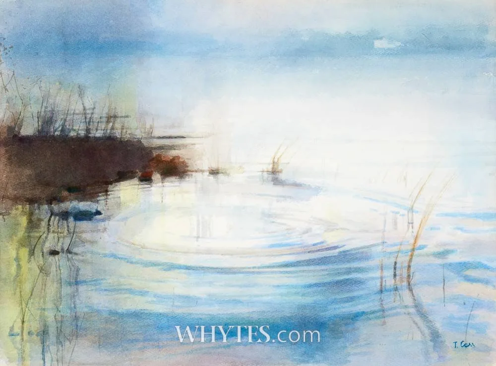 WHIRLPOOL by Tom Carr, watercolour, offered Mar 2026