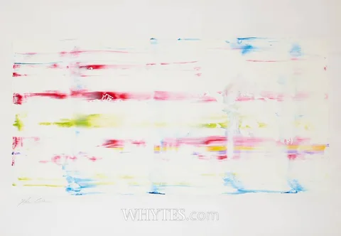 John Cronin, PRIMARY COLOURS, oil on paper