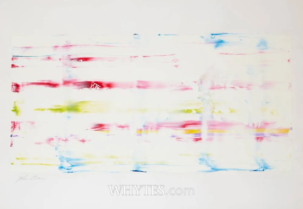 PRIMARY COLOURS by John Cronin, oil on paper, sold Mar 2026