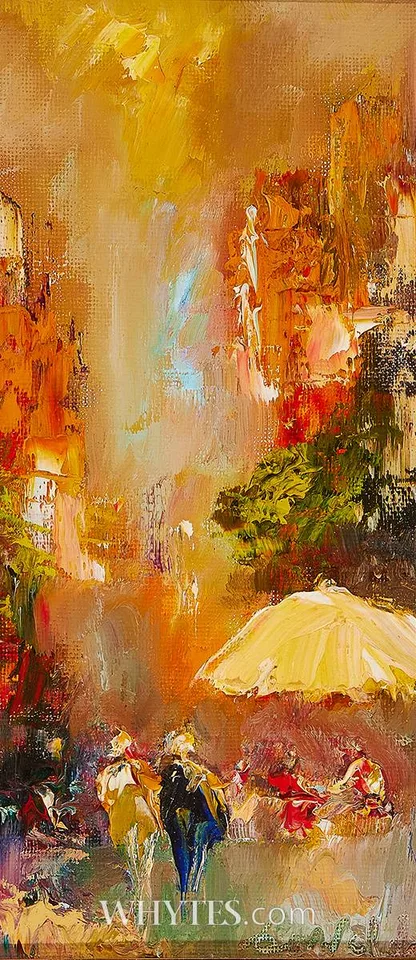 Carol Ann Waldron, SUMMER WALK, oil on board
