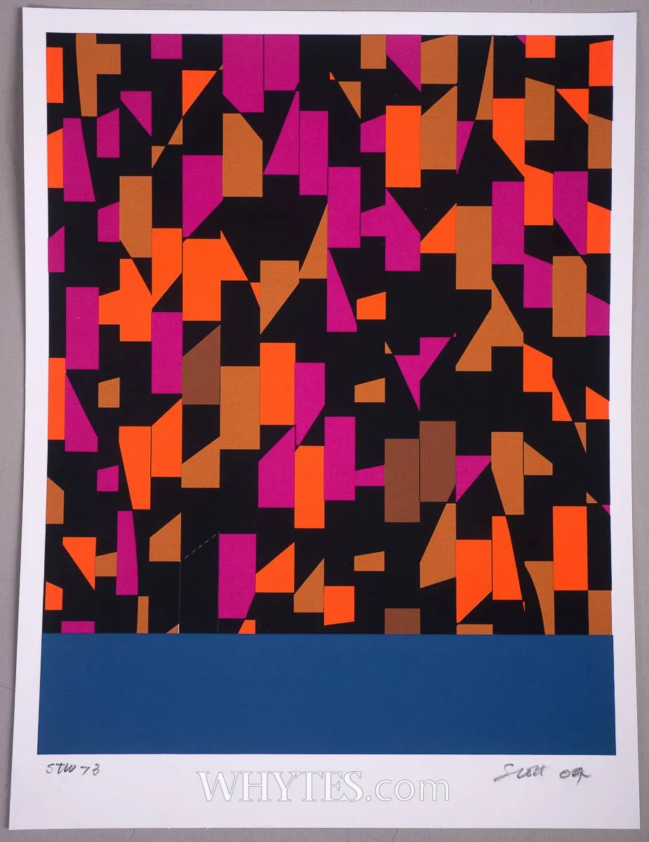 CHRISTMAS GREETING CARD by Patrick Scott, 2007, colour print; (edition no. 16), sold Mar 2026