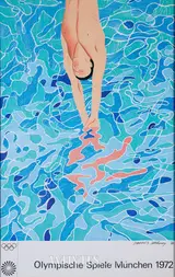 David Hockney, 1972 OLYMPIC GAMES MUNICH OFFICIAL POSTER