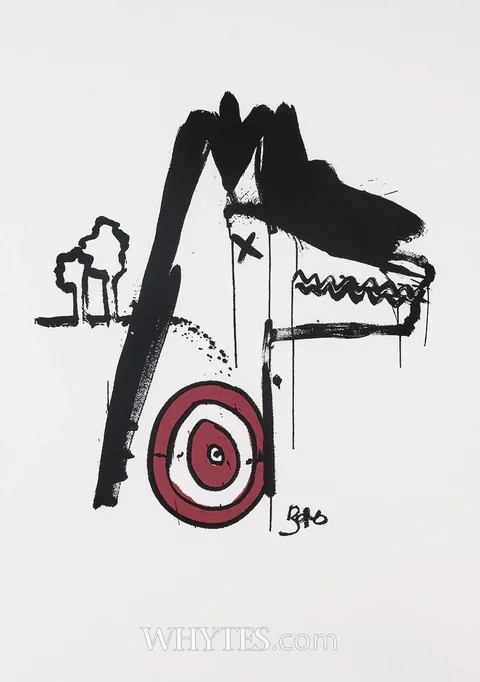 Paul Hewson, PETER AND THE WOLF, screenprint on Fabriano paper