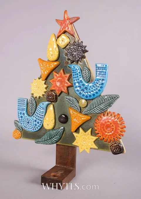 John Ffrench, CHRISTMAS TREE CANDLESTICK, 1965, ceramic