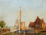 20th Century Continental School, DUTCH SUMMER AND WINTER SCENES (A PAIR)