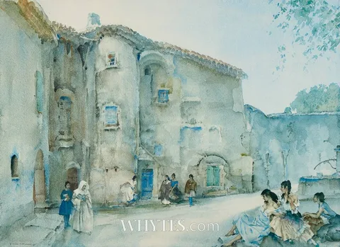 William Russell Flint, THREE GROUPS, VIVIERS, colour collotype; (no. 248 from an edition of 750)