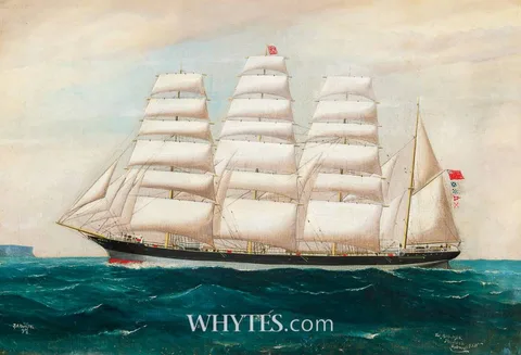 Reginald Arthur Borstel, PORTRAIT OF THE SHIP 'HOWTH', oil on canvas