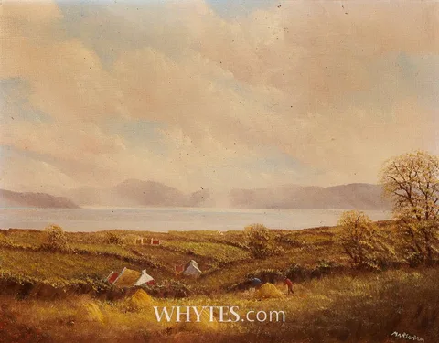 CLEW BAY, COUNTY MAYO by Gerry Marjoram, oil on canvas, sold Mar 2026