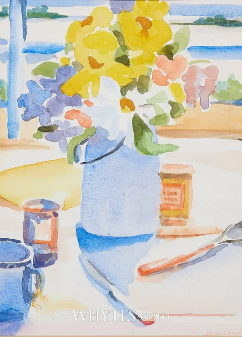 Laura Cronin, SPRING FLOWERS, watercolour
