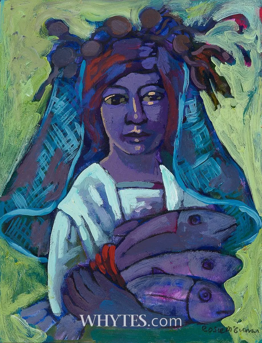 Rosie McGurran, SEA QUEEN, acrylic