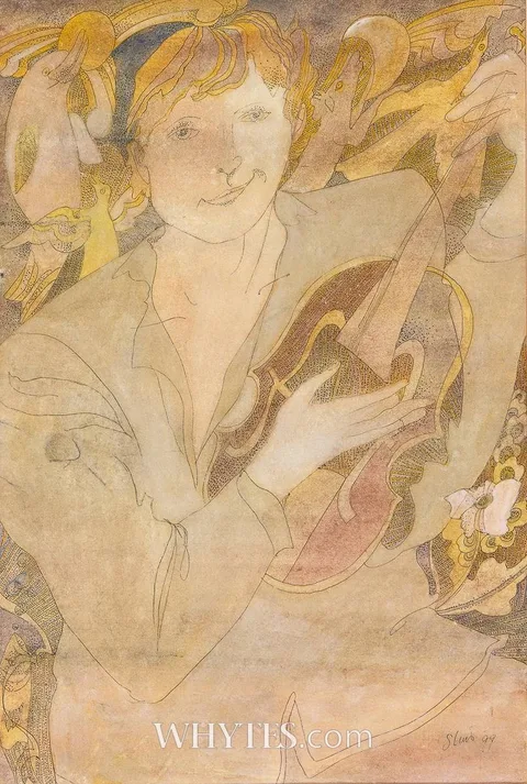 Piet Sluis, THE MUSICIAN, 1999, mixed media