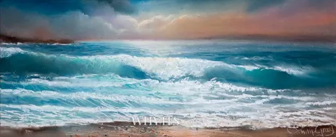Philip Gray, WAVES OF TRANQUILITY, oil on board