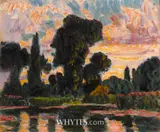 Roderic O'Conor, LE LOING AT SUNDOWN