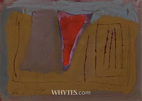 Tony O'Malley, UNTITLED IV, 1974, gouache