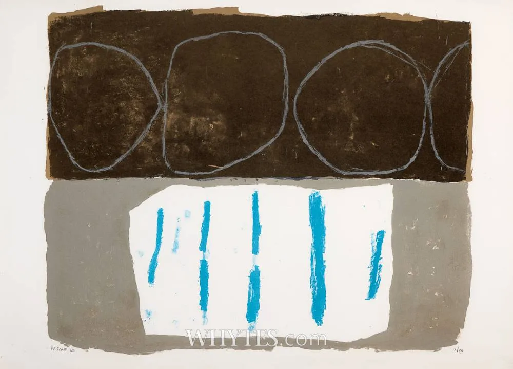 ARRAN by William Scott, 1960, lithograph; (no. 41from an edition of 50), sold Mar 2026