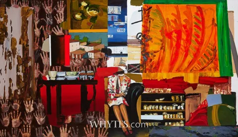 TRIAL BY FIRE AND WATER by Mary Therese Keown, 2002, oil on canvas; (unframed), offered Mar 2026