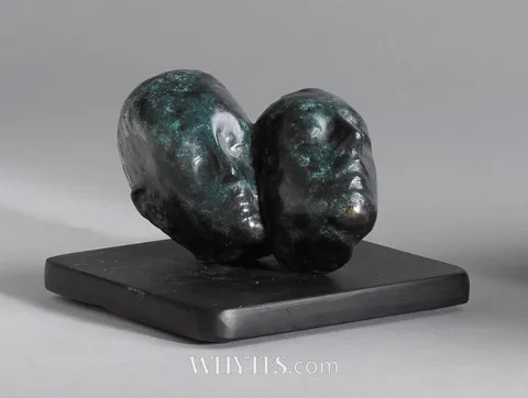 Rowan Gillespie, SCHIZOPHRENIA, 1992, bronze; (no. 1 from an edition of 9)