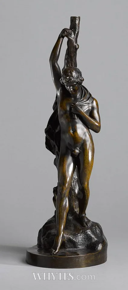John Henry Foley, YOUTH AT THE STREAM, bronze