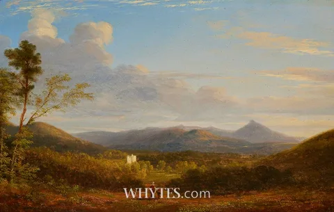 William Sadler II, FIGURES IN A LANDSCAPE, oil on panel