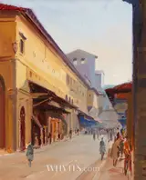 Niccolo d'Ardia Caracciolo, ON THE PONTE VECCHIO, FLORENCE