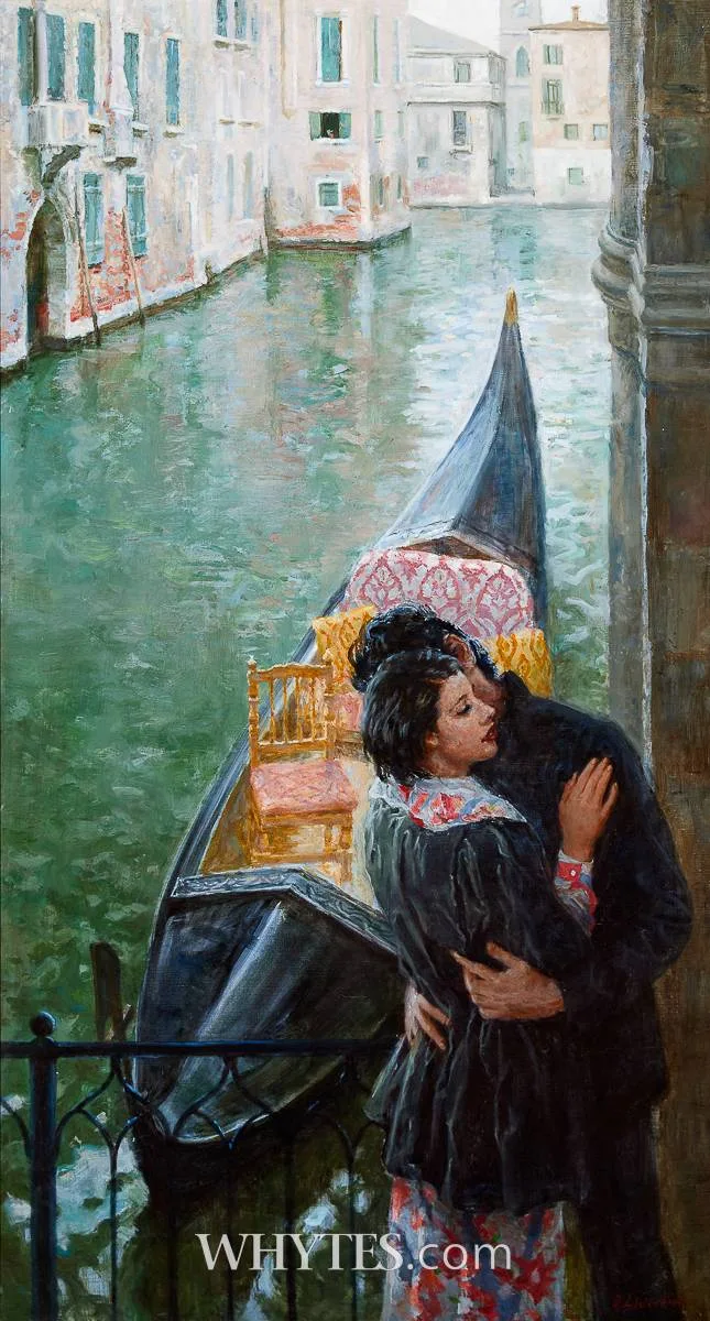 VENICE by Dmitry Lisichenko, oil on canvas, sold Mar 2026