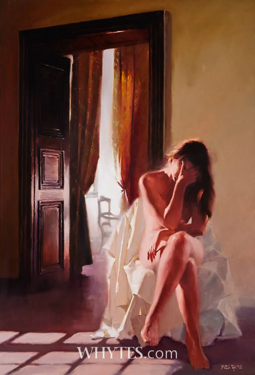 LA PORTE by Yves Thos, oil on canvas, sold Mar 2026