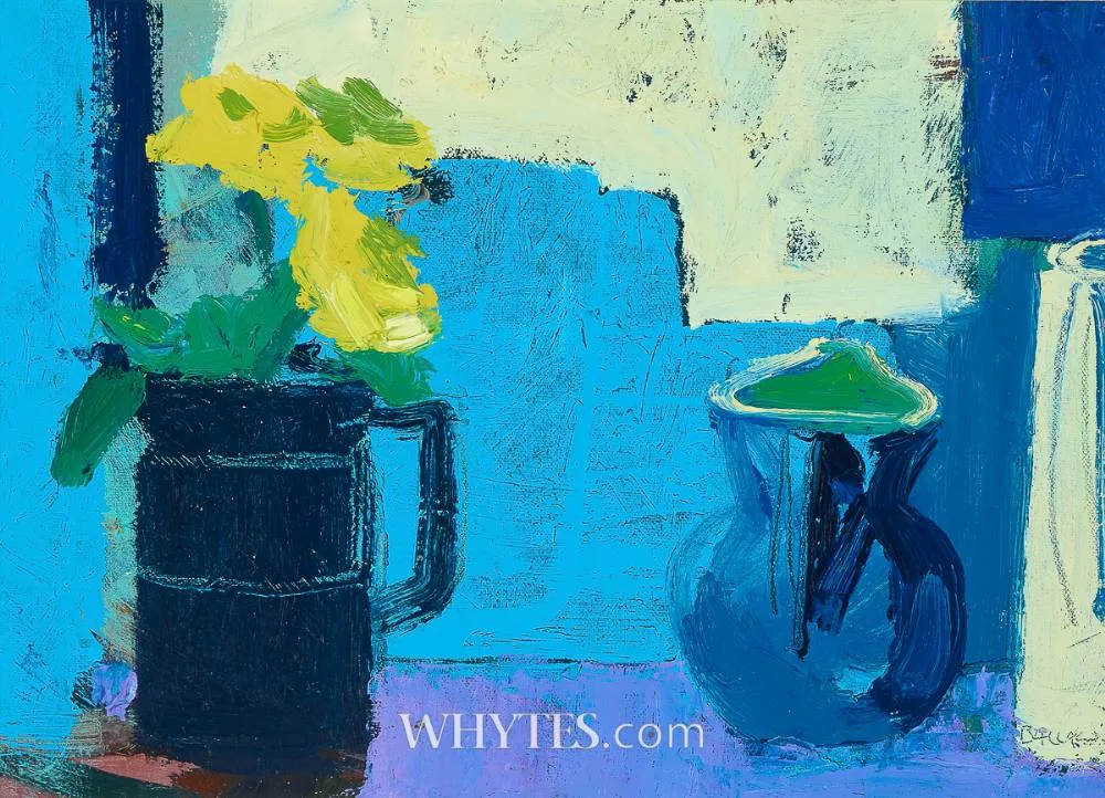 YELLOW ROSES by Brian Ballard, oil on canvas, offered Mar 2026