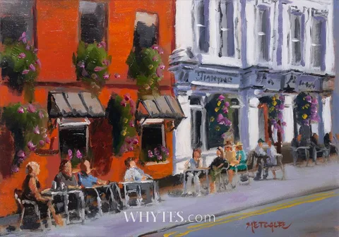Peter 'Metcalfe' O'Connor, FINNEGAN'S, DALKEY, 2025, oil on canvas