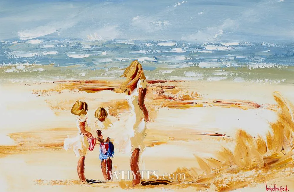 Louise Mansfield, WARM SUMMER DAYS, acrylic on canvas board