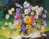 Geraldine O'Brien, STILL LIFE WITH YELLOW ROSE