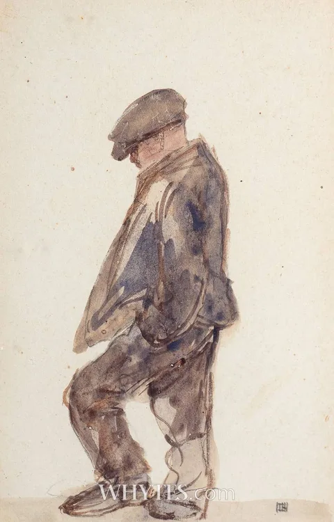 Michael Healy, DUBLINERS, watercolour
