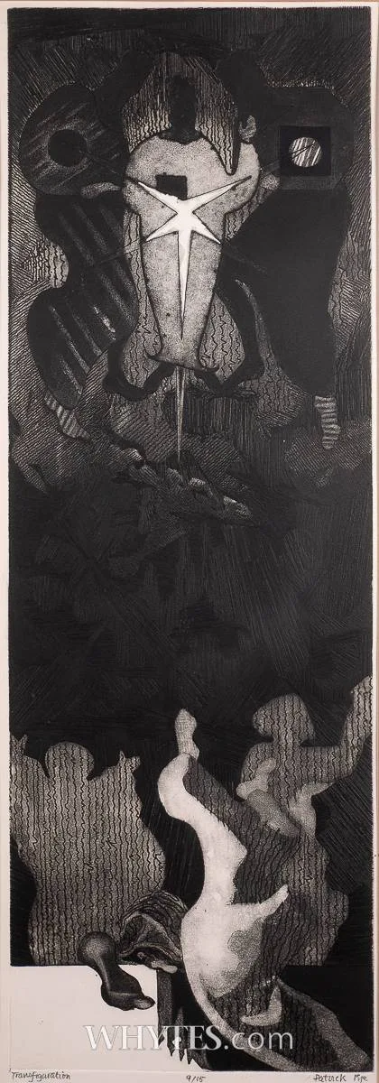 TRANSFIGURATION by Patrick Pye, etching; (no. 9 from an edition of 15), sold Dec 2025