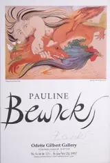 Pauline Bewick, PAULINE BEWICK, 1987 (EXHIBITION POSTER)